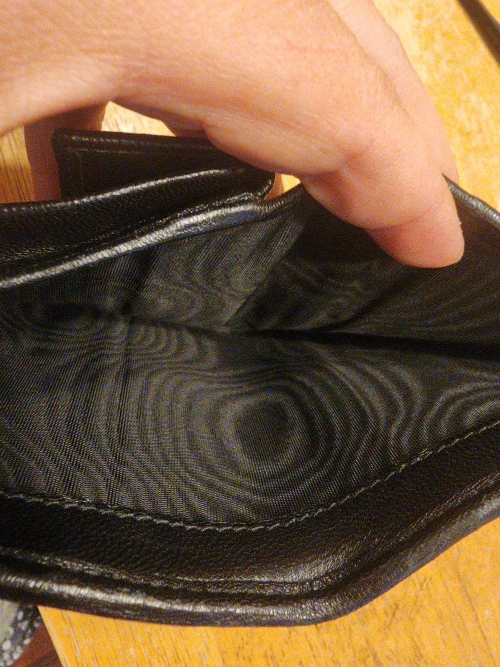 black Miu Miu Small Matelassé Nappa Leather Wallet
